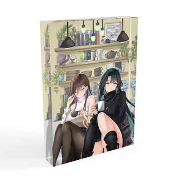 COMFY COFFEE SATOMI+FLOR Acrylic Block Display