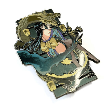 DRAGON MAIDEN FLOR Enamel Pin