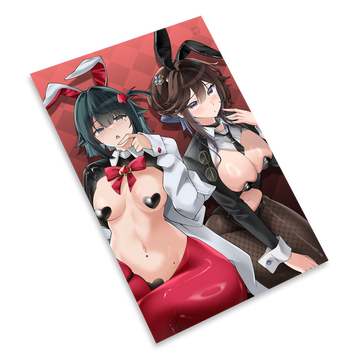 NIKKE BUNNY x SATOMI+FLOR Art Print