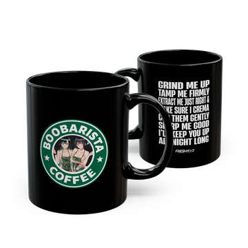 BOOBARISTA COFFEE BLK 12 Oz Mug