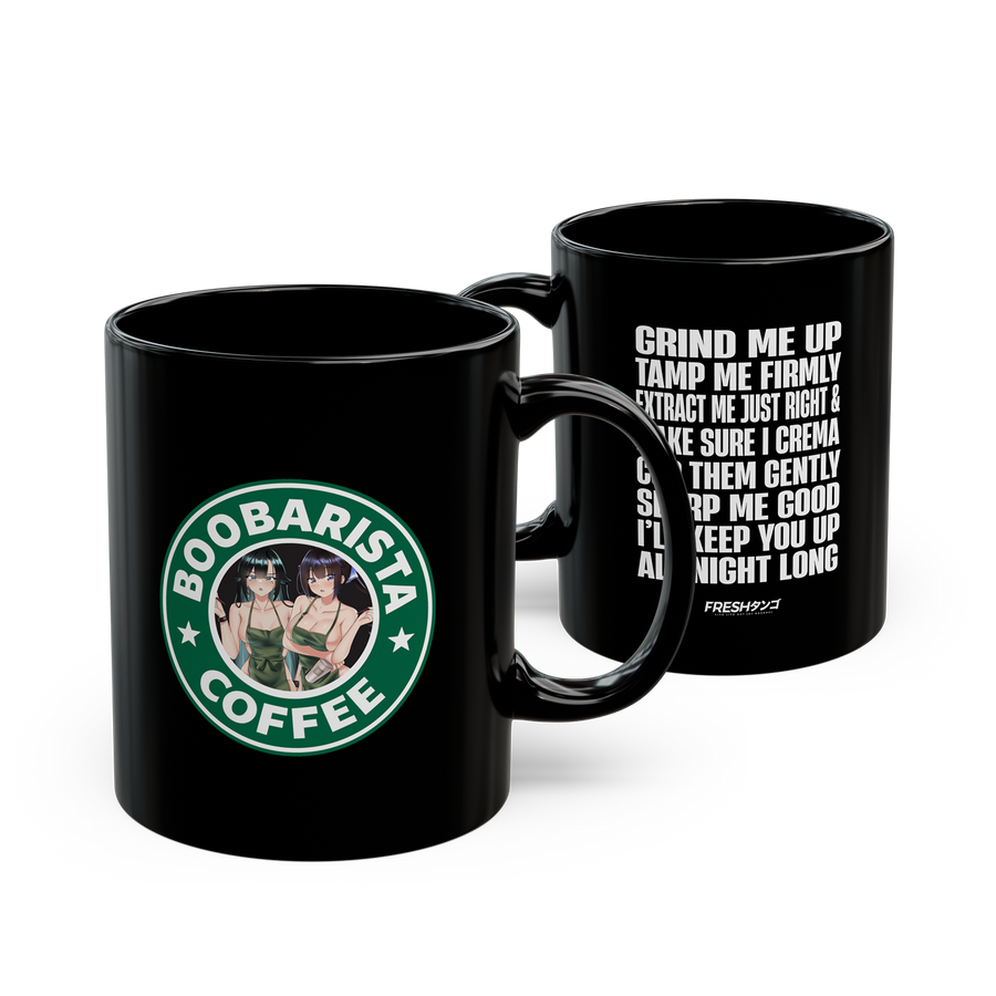 BOOBARISTA COFFEE BLK 12 Oz Mug