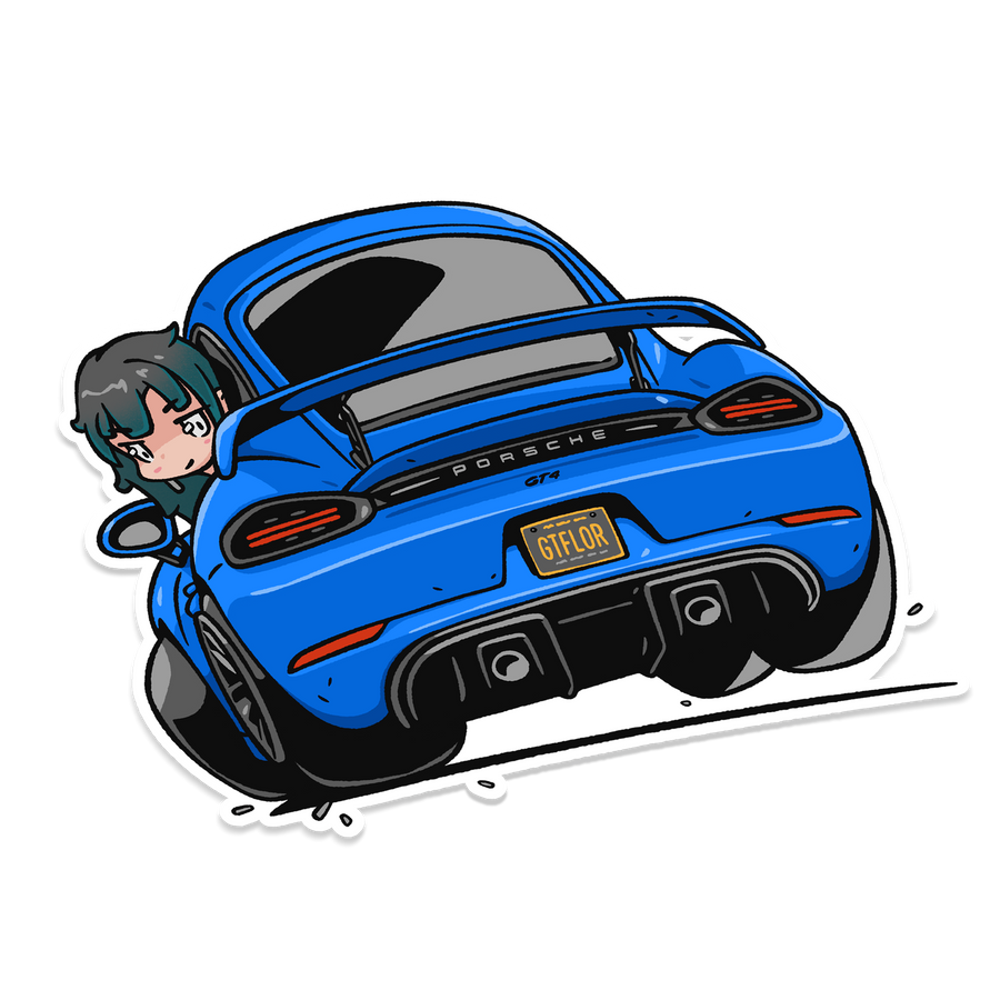 CARTOON GT-FLOR Sticker