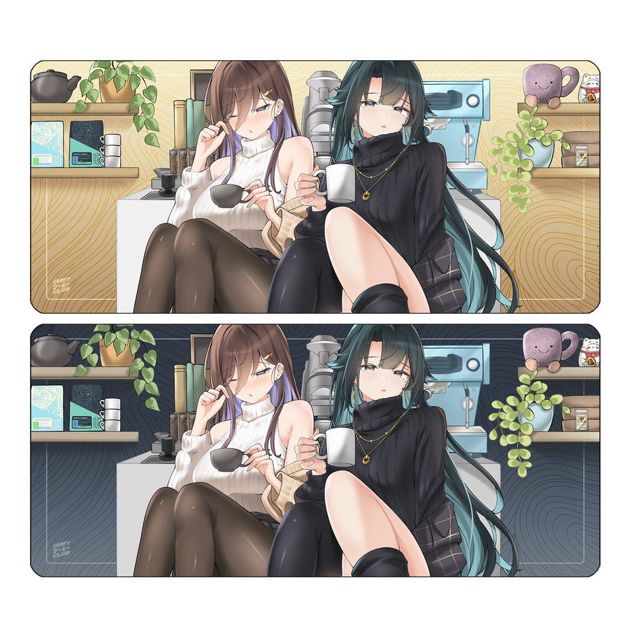 COMFY COFFEE SATOMI+FLOR Deskmat