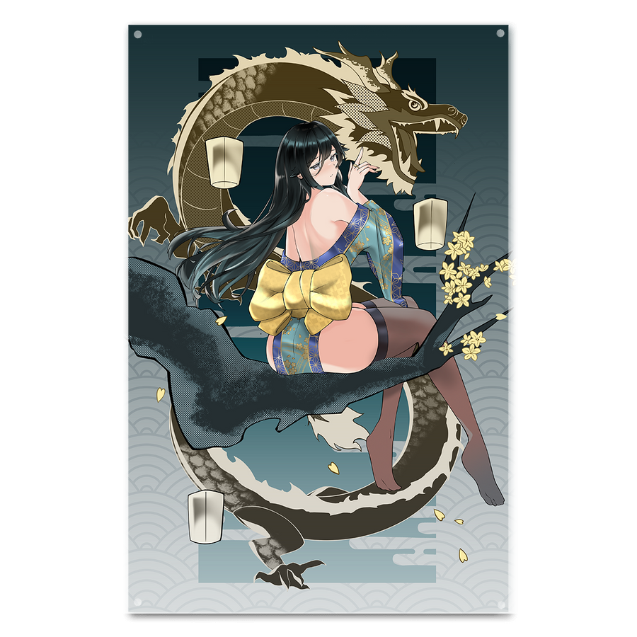 DRAGON MAIDEN FLOR RE:COLOR Print Banner