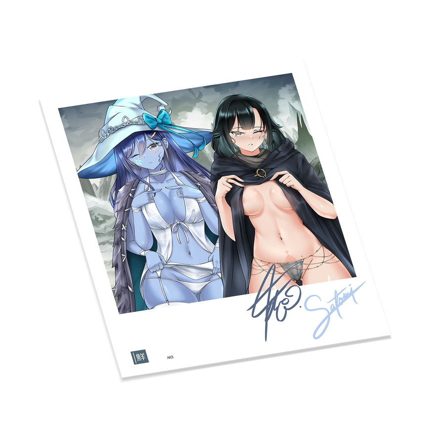 SR ELDEN RING SATOMI+FLOR Polaroid Sticker