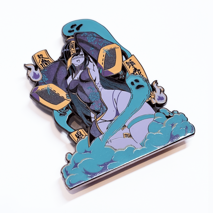JIANGSHI FLOR Enamel Pin