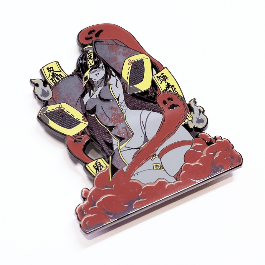 JIANGSHI FLOR: CRIMSON EDITION Enamel Pin