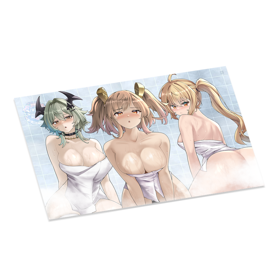 SHOWERS OF CALYDON Print Banner