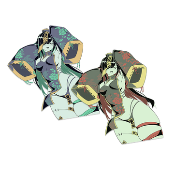 SPOOKY RARE JIANGSHI FLOR Sticker