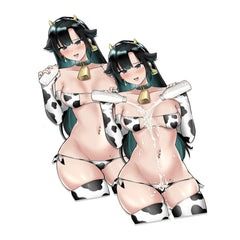 ECCHI LECHE FLOR Sticker - FreshTango