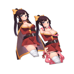 SATOMI x MEGUMIN Sticker - FreshTango