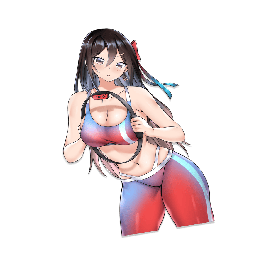 SECRET FITNESS SATOMI Sticker - FreshTango