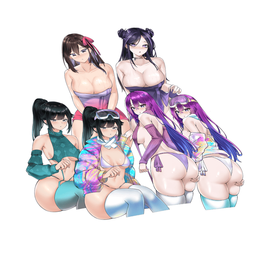 SECRET ILLEGALWAIFUS COLLAB PT. 2 Sticker Bundle - FreshTango