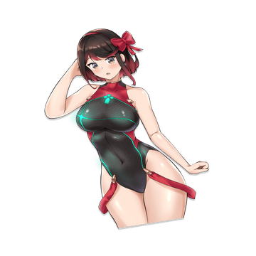 SWIMSUIT SATOMI x PYRA Sticker - FreshTango